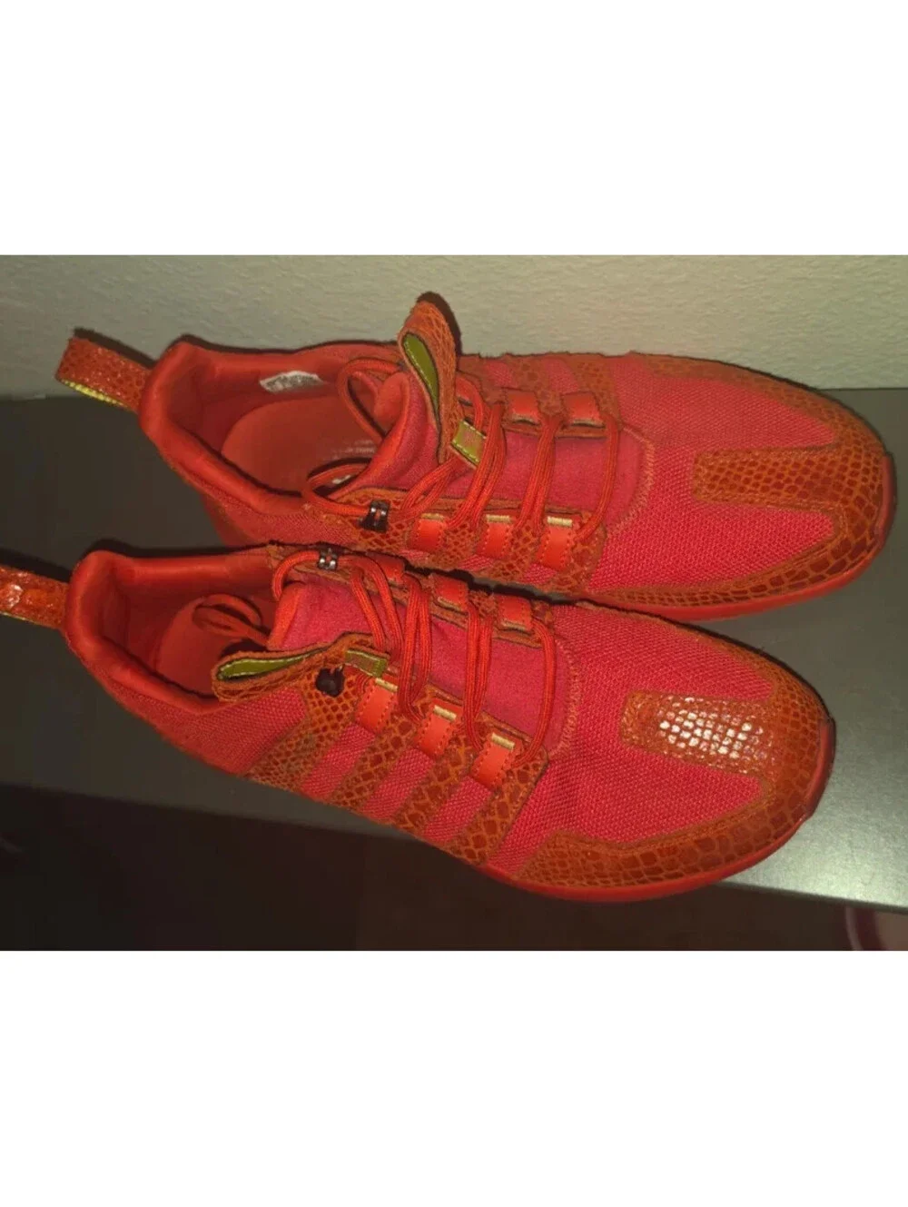 ADIDAS ORIGINALS SL LOOP RUNNER TR RED REPTILE CROC MEN'S SIZE 9.5 S85682